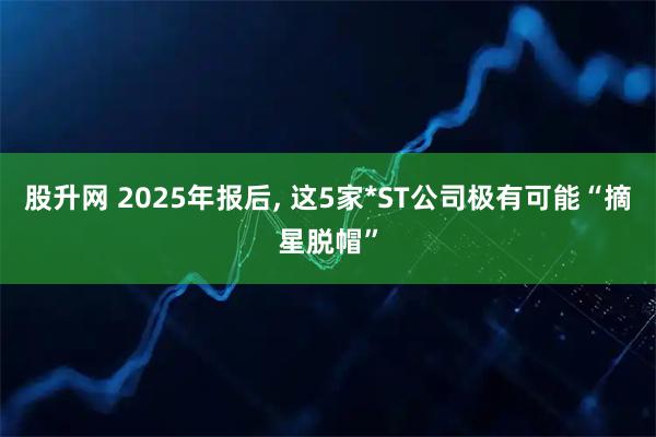 股升网 2025年报后, 这5家*ST公司极有可能“摘星脱帽”
